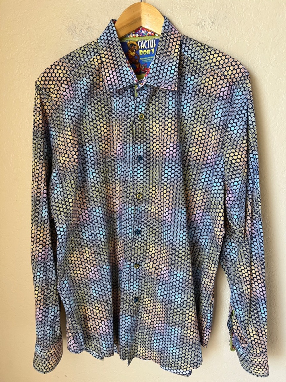 Robert Graham cactus bobs colorful citrus button down shirt - Picture 2 of 11